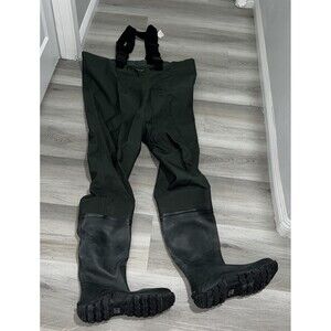 Frogg Toggs Wade Wear Chest Waders Size 13 Green Bootfoot Fishing Gear